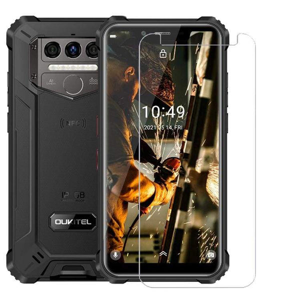 Tempered Glass 9H Hardness Anti-Scratch - For OUKITEL WP9 Rugged Phone - acc Noco