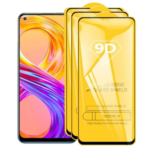 [3 PACK] Tempered Glass 9D Hardness Anti-Scratch - Realme 8 / Realme 8 Pro - acc Noco