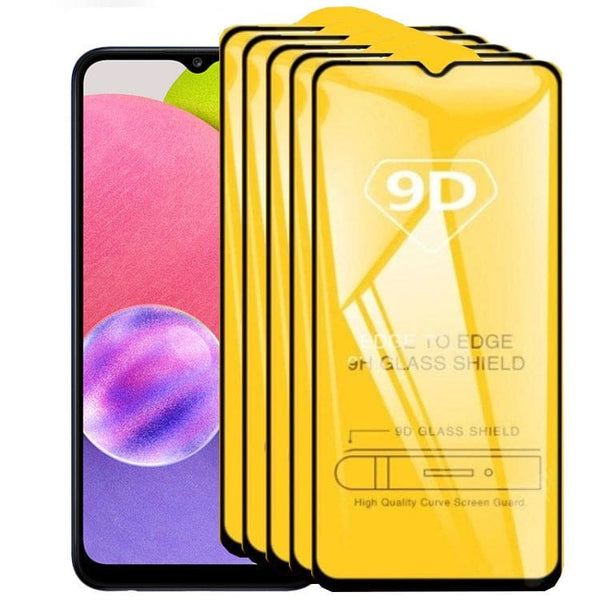 [5 PACK] SAMSUNG GALAXY A03S / GALAXY A03 Tempered Glass 9H Hardness Anti-Scratch Screen Protector - Glass Noco