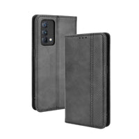 Realme GT MASTER - Thatch Flip Phone Cover/Wallet with Card Slots - Black - Cover Noco