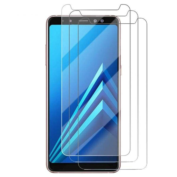 [3 PACK] Tempered Glass Screen Protector Anti-Scratch - Samsung Galaxy A8 - acc Noco