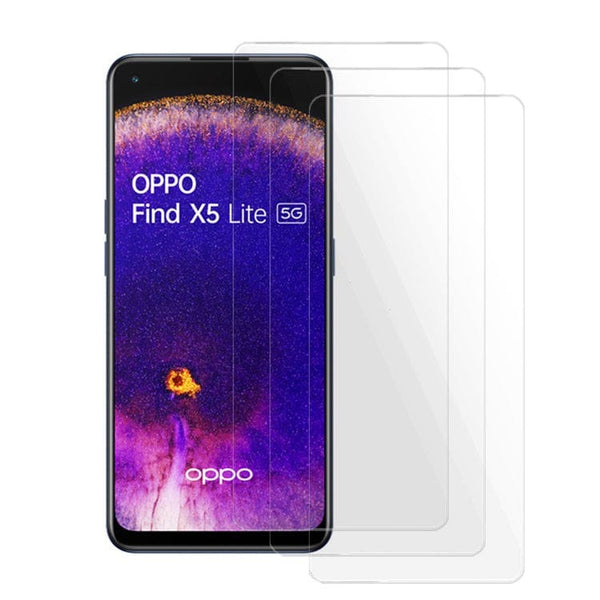 [3 PACK] Tempered Glass High Hardness Anti-Scratch Screen Protector - OPPO FIND X5 Lite - Glass Noco