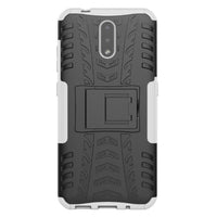 Shockproof Tyre Texture Phone Cover with Stand - For Nokia 2.3 - acc Noco