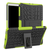 Rugged Protective Tablet Cover with Stand for Samsung Galaxy Tab A 10.1 2019 T510/T515 - Black and Green - acc Noco