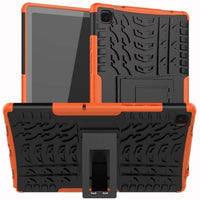 Rugged Protective Tablet Cover with Stand for Samsung Galaxy Tab A7 10.4 2020 T500/T505 - Black and Orange - acc Noco