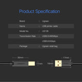 UGREEN USB 3.0 Type A Male to Type B Male Printer Cable 2 Metre - acc NOCO