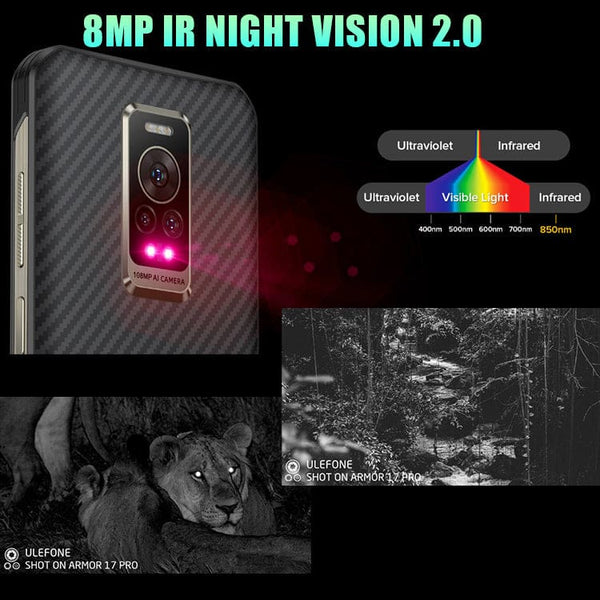 Ulefone Armor 17 Pro 108MP Rear Cam Rugged Phone - Ulefone