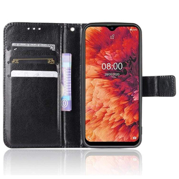 Deluxe Faux Leather Texture Flip Phone Cover/Wallet - For ULEFONE NOTE 8P Phone - acc Noco