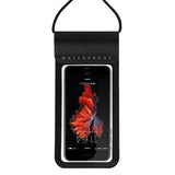 Universal WATERPROOF Phone Pouch Touch Screen/Camera Function To 30 Metre Depth - Up to 6 Screen Size - acc Noco