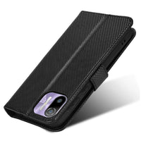 Ulefone Note 6P / Note 6 - Diamond Flip Front Phone Cover/Wallet with Card Slots - Black - Cover Noco