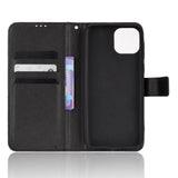 Ulefone Note 6P / Note 6 - Diamond Flip Front Phone Cover/Wallet with Card Slots - Black - Cover Noco