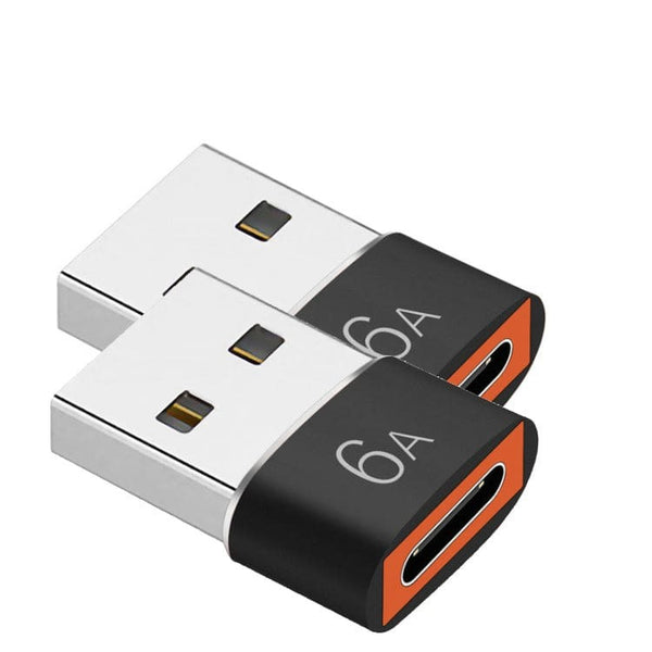 [2Pack] USB 3.0 Male to TYPE-C Female USB 6A Adapter - acc NOCO