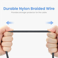 Noco 3A USB-C Charging Cable 1 Mtr Braided Cable For fast charging Long tip for deep ports. - acc Noco