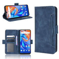Umidigi A13 / A13 PRO / A13S - Deluxe Flip Cover Case Credit Card Slots Magnetic Closing - Blue - Cover Noco