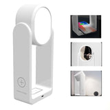 Wireless Charger LED Lamp QI Wireless Charger and Rotating LED Lamp 3 x light levels Touch Sensor - White - charger Noco
