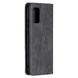 Rhombus Wallet Flip Cover Card Holder for Samsung Galaxy A02S - acc Noco