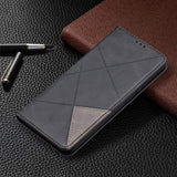 Rhombus Wallet Flip Cover Card Holder for Nokia 3.4 - acc Noco