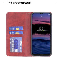 Rhombus Wallet Flip Cover Card Holder for Nokia G10 / G20 - acc Noco