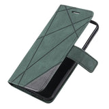 Rhombus Wallet Flip Cover Card Holder for Samsung Galaxy S22+ 5G - acc Noco