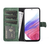 Samsung Galaxy A53 5G Wave Flip Leather Wallet Cover Card Slots Cash Pocket - Cover Noco