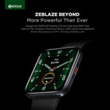 Zeblaze Beyond 1.78in AMOLED Display GPS Smart Watch 50Mtr Waterproof Heart SpO2 Monitoring GPS Activity Tracking - watch Zeblaze
