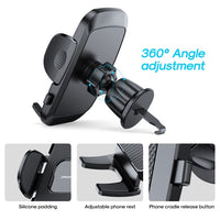 ZS259 Car Phone Cradle Locking Vent Mount Auto Grip Up to 7 screen phones - acc NOCO