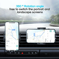 ZS259 Car Phone Cradle Locking Vent Mount Auto Grip Up to 7 screen phones - acc NOCO